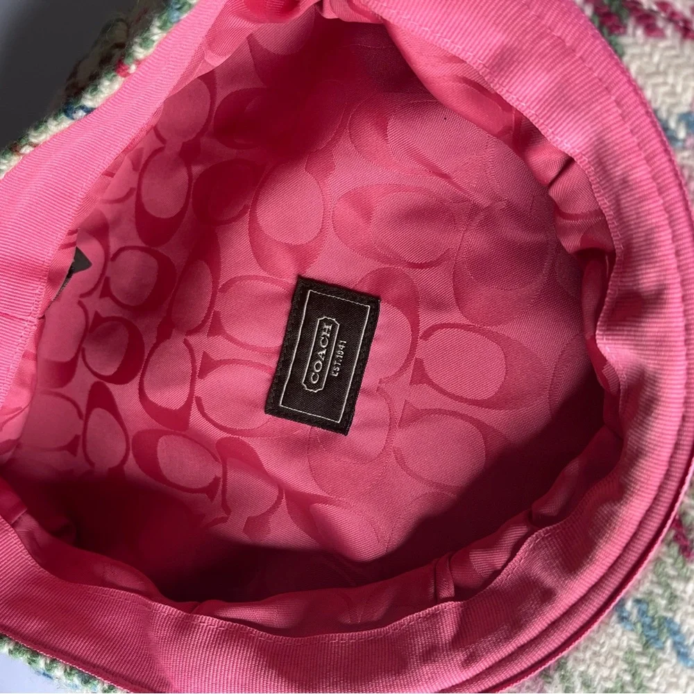 Coach Tattersall Wool Newsboy Hat - Picture 4 of 10